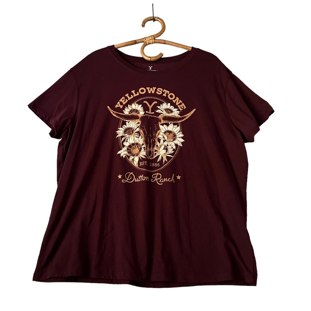 Torrid | Yellowstone Dutton Ranch Relaxed Fit Cotton Boxy‎ Tee Size 0 / L